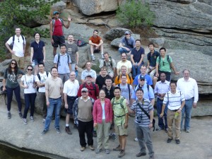 group hike